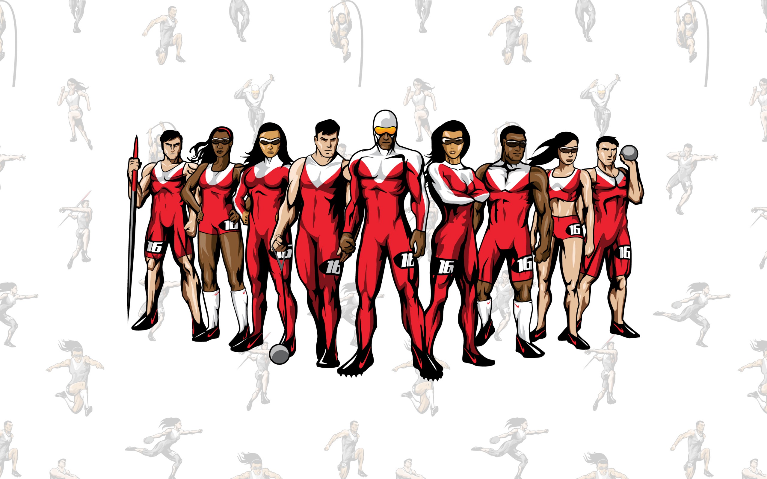 TrackTown Heroes Character Art