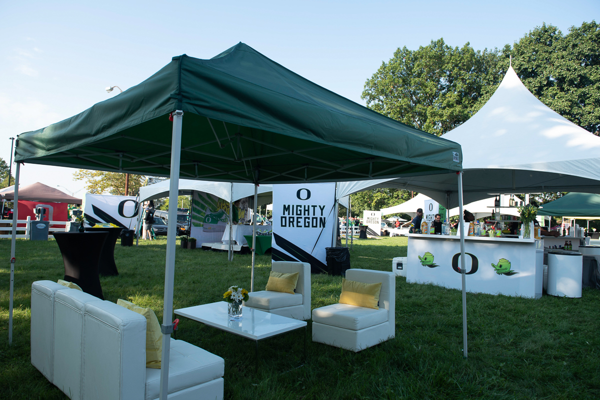 Environmental design at the Mighty Oregon tailgate